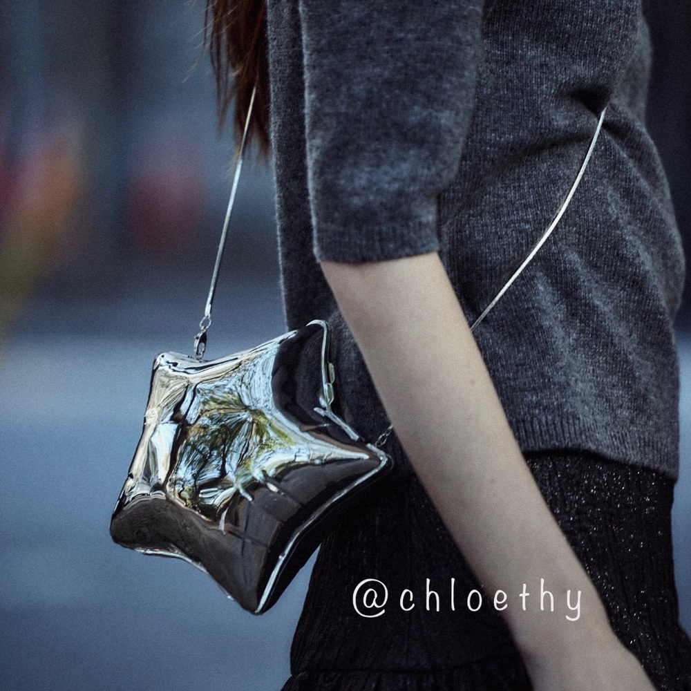Zara STAR BOX CLUTCH